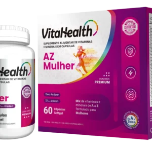 VitaHealth  AZ MULHER - MAIS DE 22 VITAMINAS E MINERAIS PARA MULHERES SEM GLUTEM E SEM AÇUCAR - Imagem 1