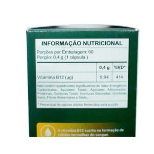 VITAMINA COMPLEXO B12 VITAHEALTH 60CPS –Energia e imunidade - Imagem 3