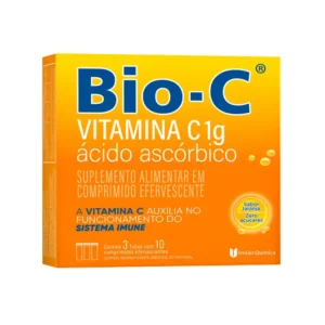 Vitamina C Efervescente Bio-C Laranja 30 comprimidos - Imagem 1